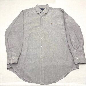 Ralph Lauren Men’s Long Sleeve Gray Shirt Size 16‎ 1/2 34